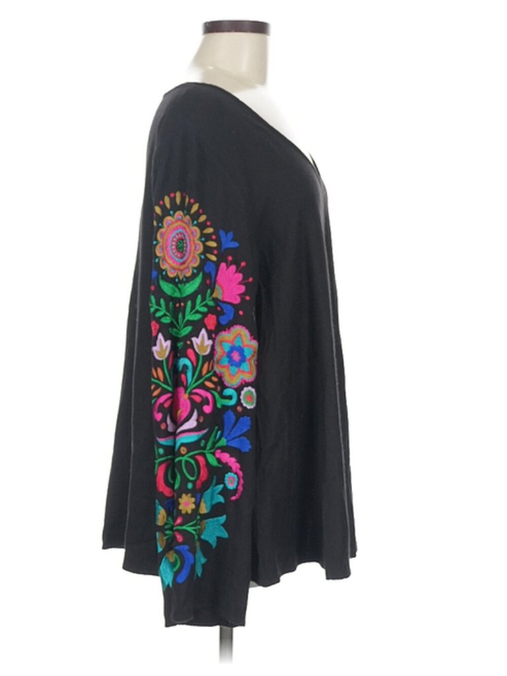 💖 Judith March Oversize Embroidered Bell Sleeve Sweater M💖